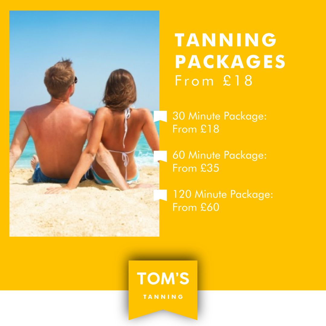 Tanning packages at Tom's Salon in Lincoln